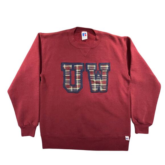 VTG‎ University of Washington Russel Athletic Sweatshirt Men's M Purple USA Made - Picture 1 of 6